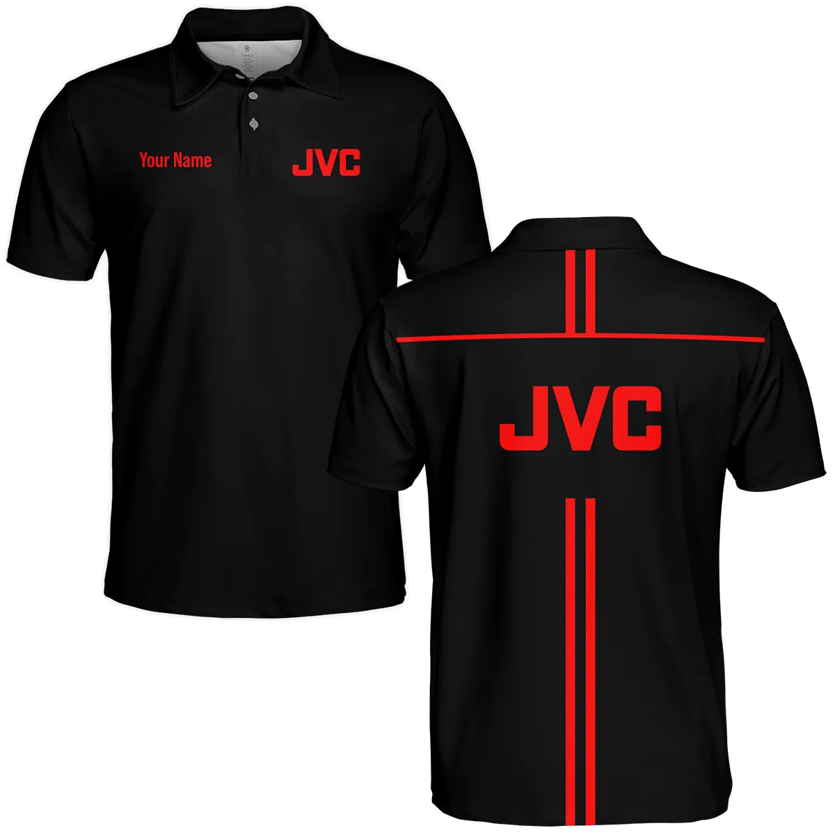 JVC Photography Videography Polo Shirt All Over Prints BLGK51224A1JVC
