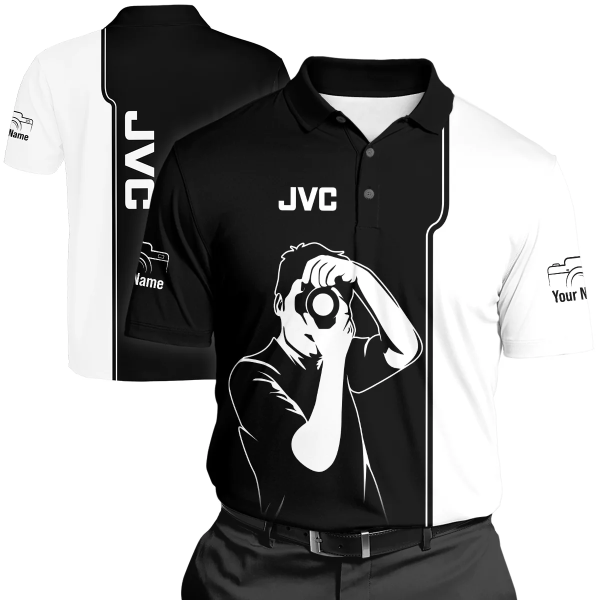 JVC Photography Videography Polo Shirt All Over Prints BLPT141224A1JVC
