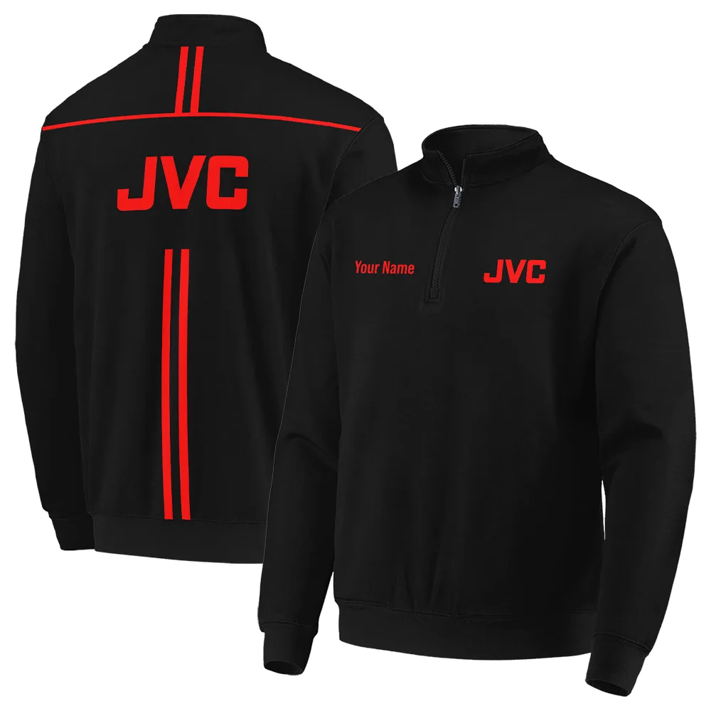 JVC Photography Videography Quarter-Zip Jacket All Over Prints BLGK51224A2JVC