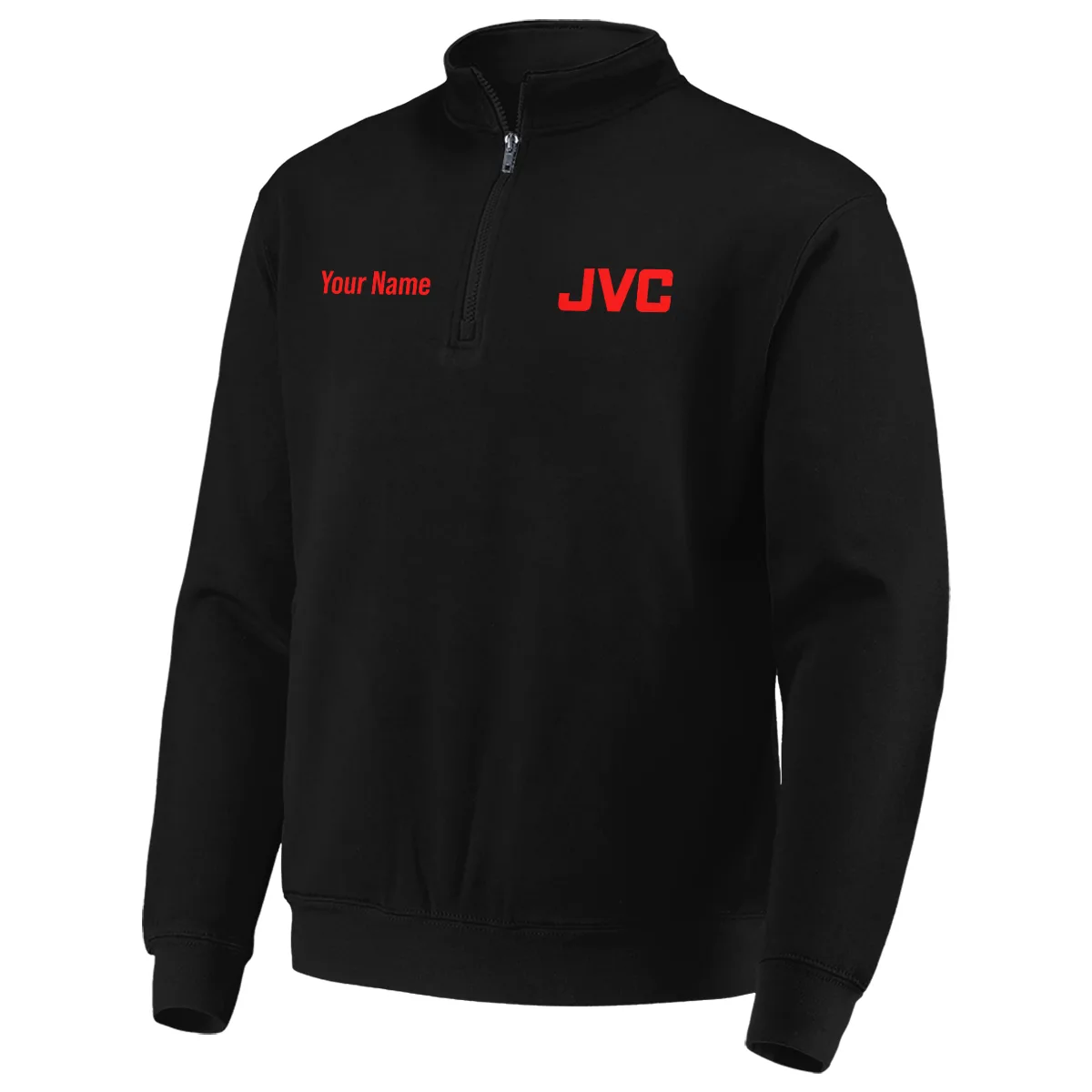 JVC Photography Videography Quarter-Zip Jacket All Over Prints BLGK51224A2JVC