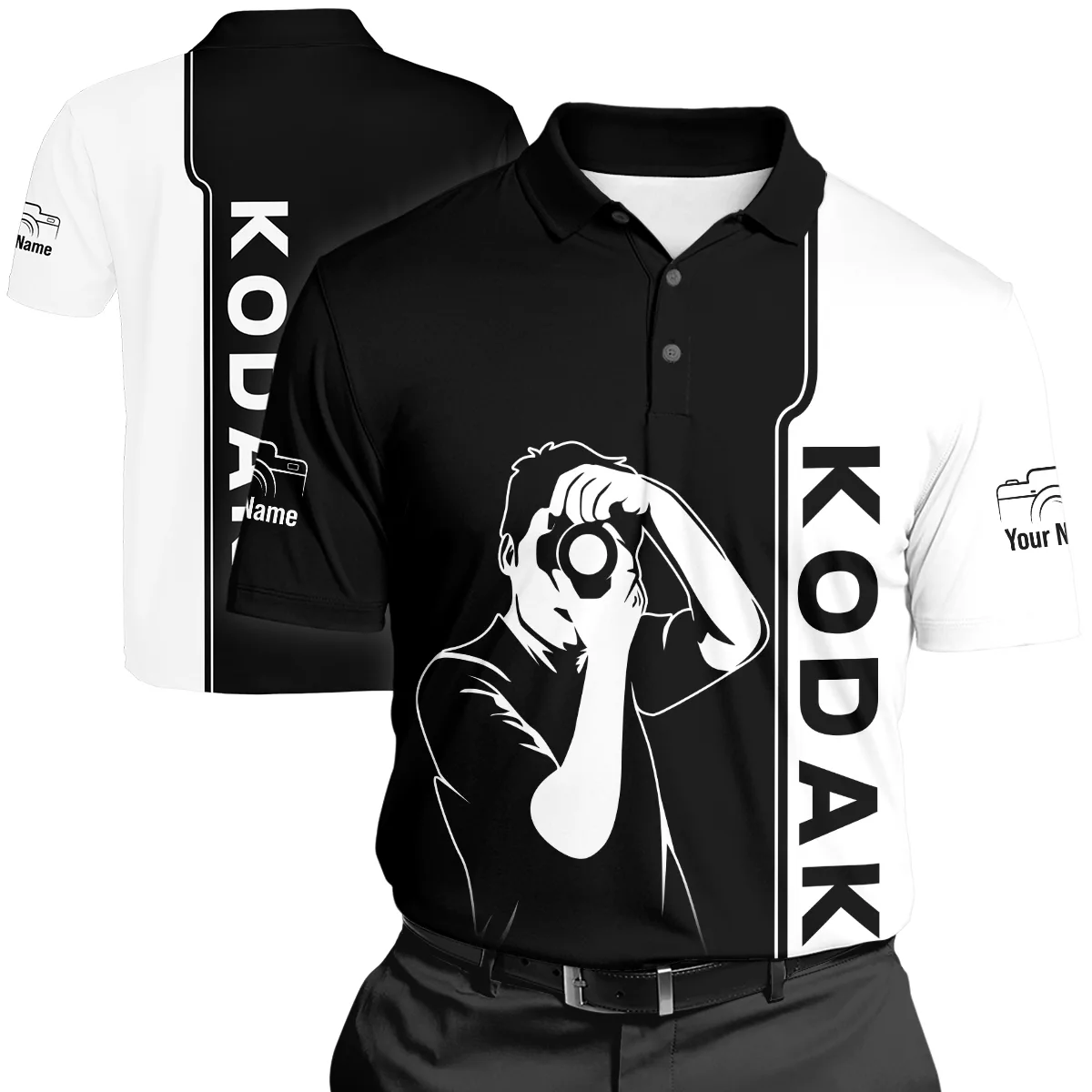 Kodak Photography Videography Polo Shirt All Over Prints BLPT141224A1KD