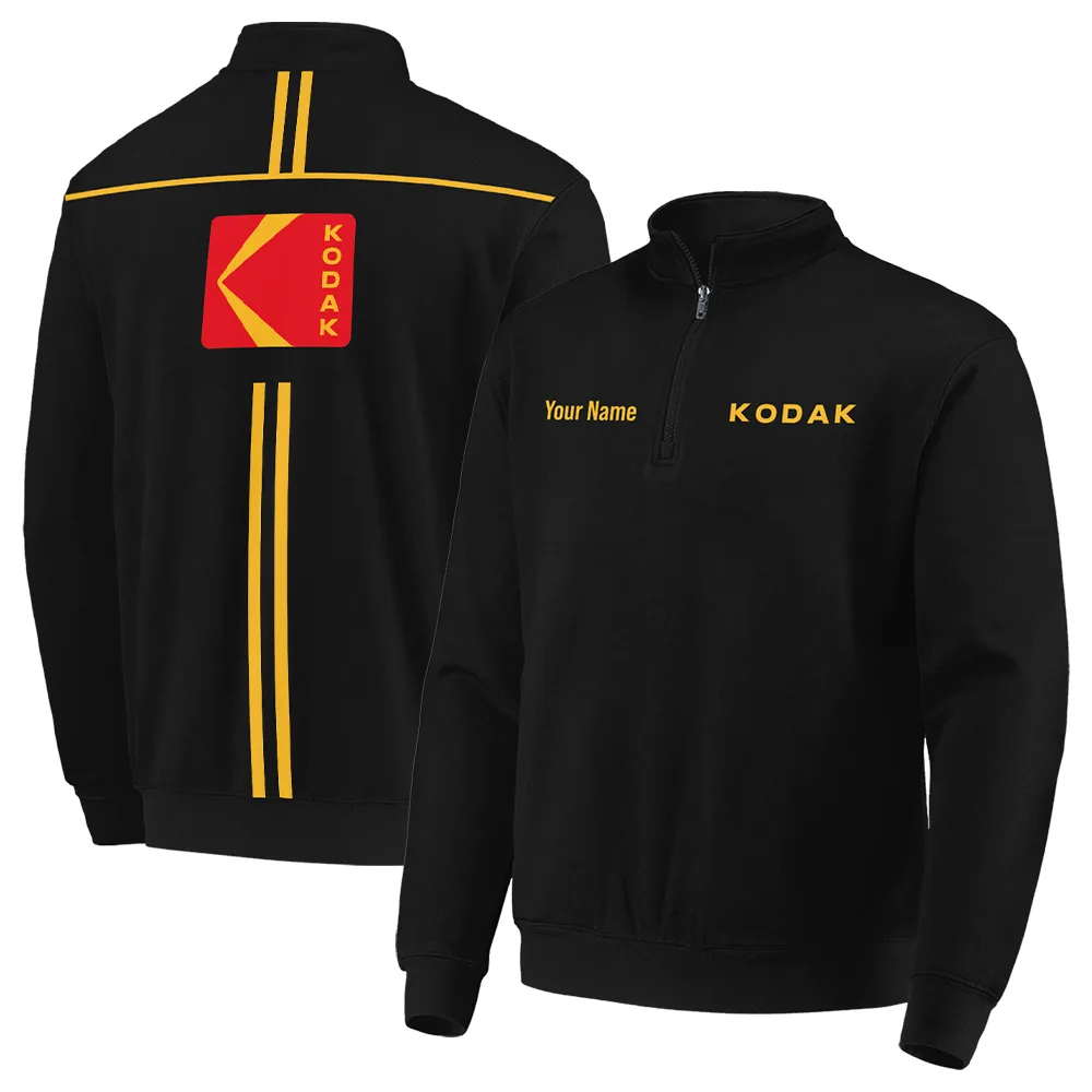 Kodak Photography Videography Quarter-Zip Jacket All Over Prints BLGK51224A2KD