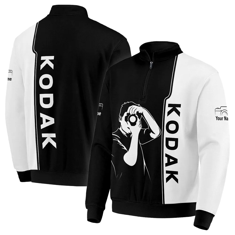 Kodak Photography Videography Quarter-Zip Jacket All Over Prints BLPT141224A2KD