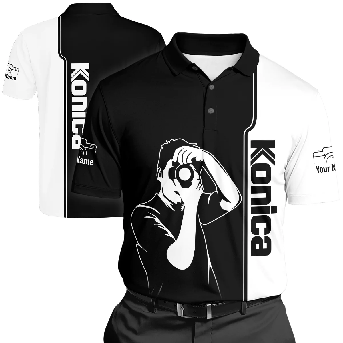 Konica Photography Videography Polo Shirt All Over Prints BLPT141224A1KNC