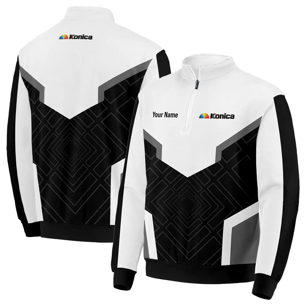Konica Photography Videography Quarter-Zip Jacket All Over Prints BLPT131224A2KNC