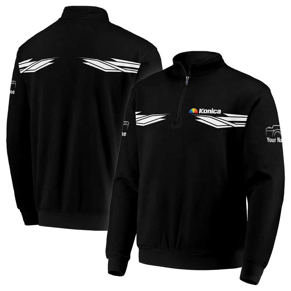 Konica Photography Videography Quarter-Zip Jacket All Over Prints BLPT181224A2KNC