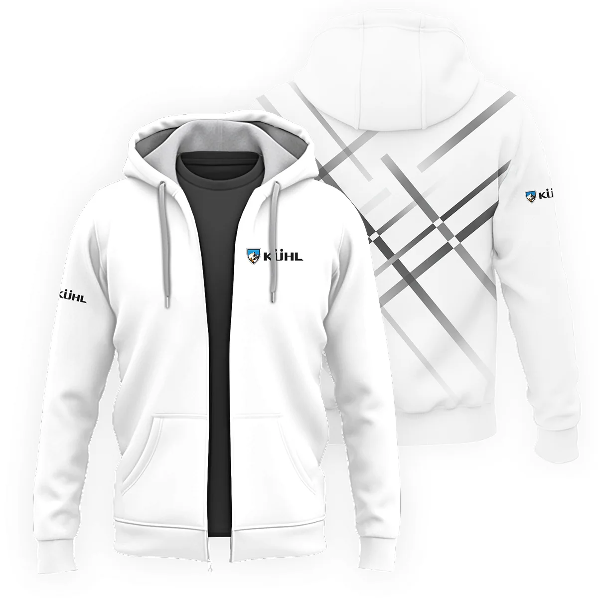 Kodak Photography Videography Exclusive Logo Zipper Hoodie BLPT231124A1KD