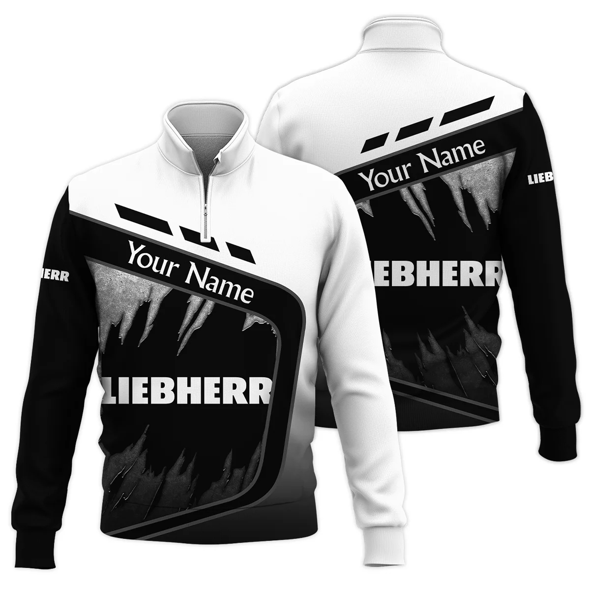 Liebherr Gift For Trucker Quarter-Zip Jacket All Over Prints BLT21125LBHQTZ