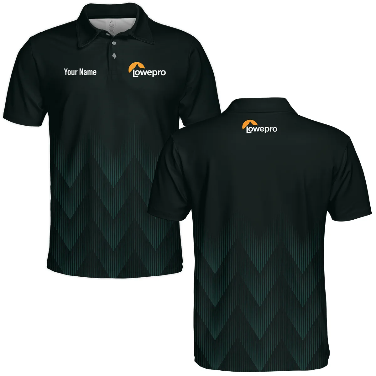 Lowepro Photography Videography Polo Shirt All Over Prints BLGK61224A1LP