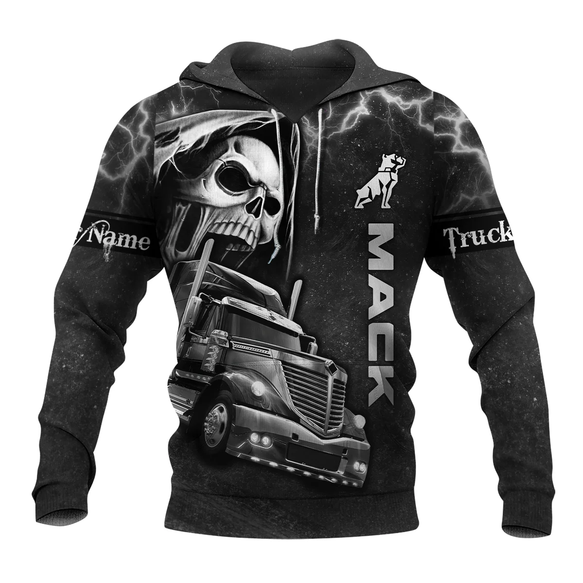 Mack Trucks Gift For Trucker Exclusive Logo Hoodie BLT22125MTHD