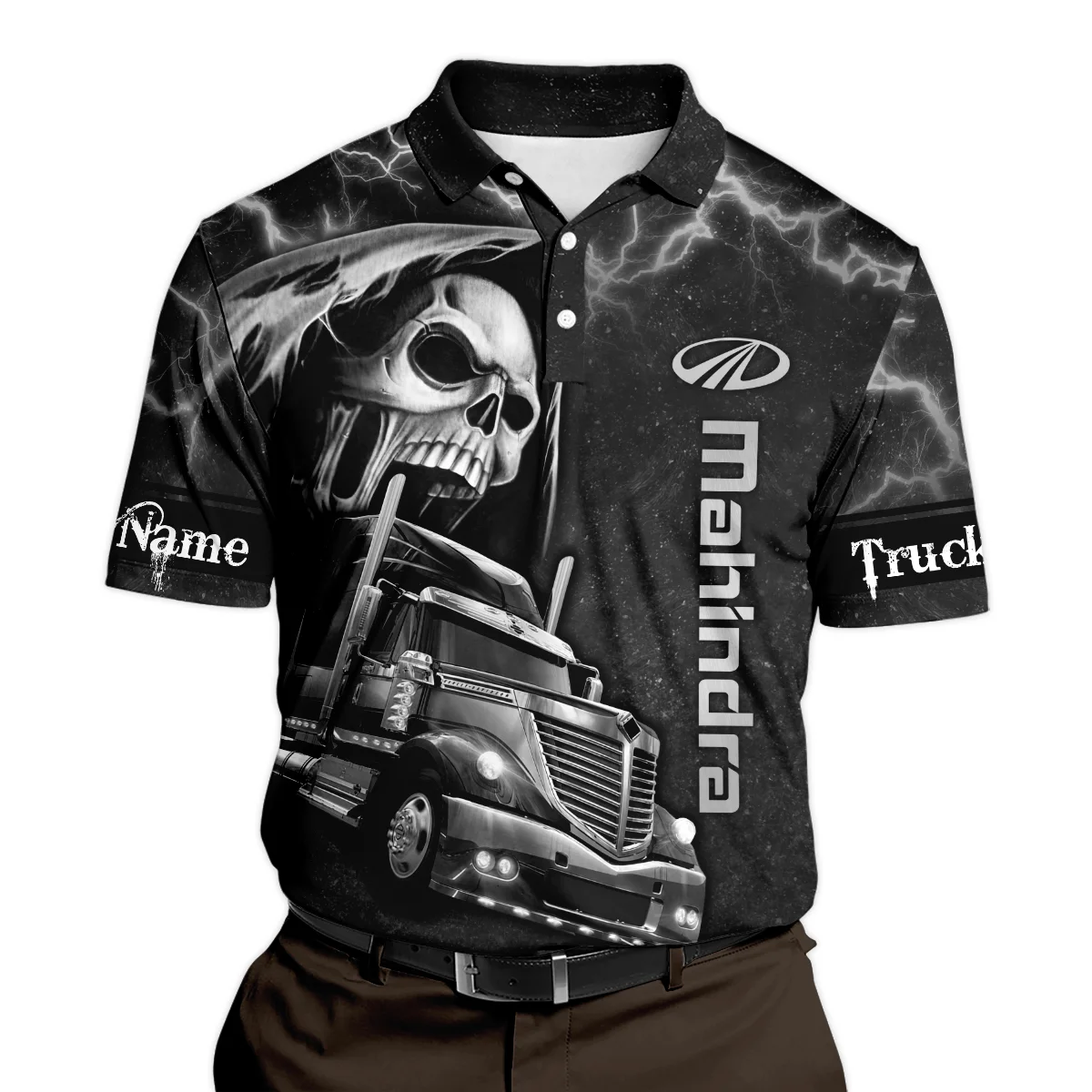 Mahindra Gift For Trucker Polo Shirt All Over Prints BLT22125MHDPL