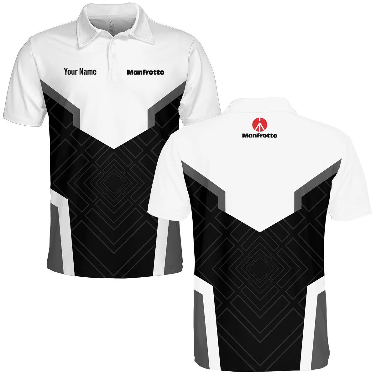 Manfrotto Photography Videography Polo Shirt All Over Prints BLPT131224A1MFT