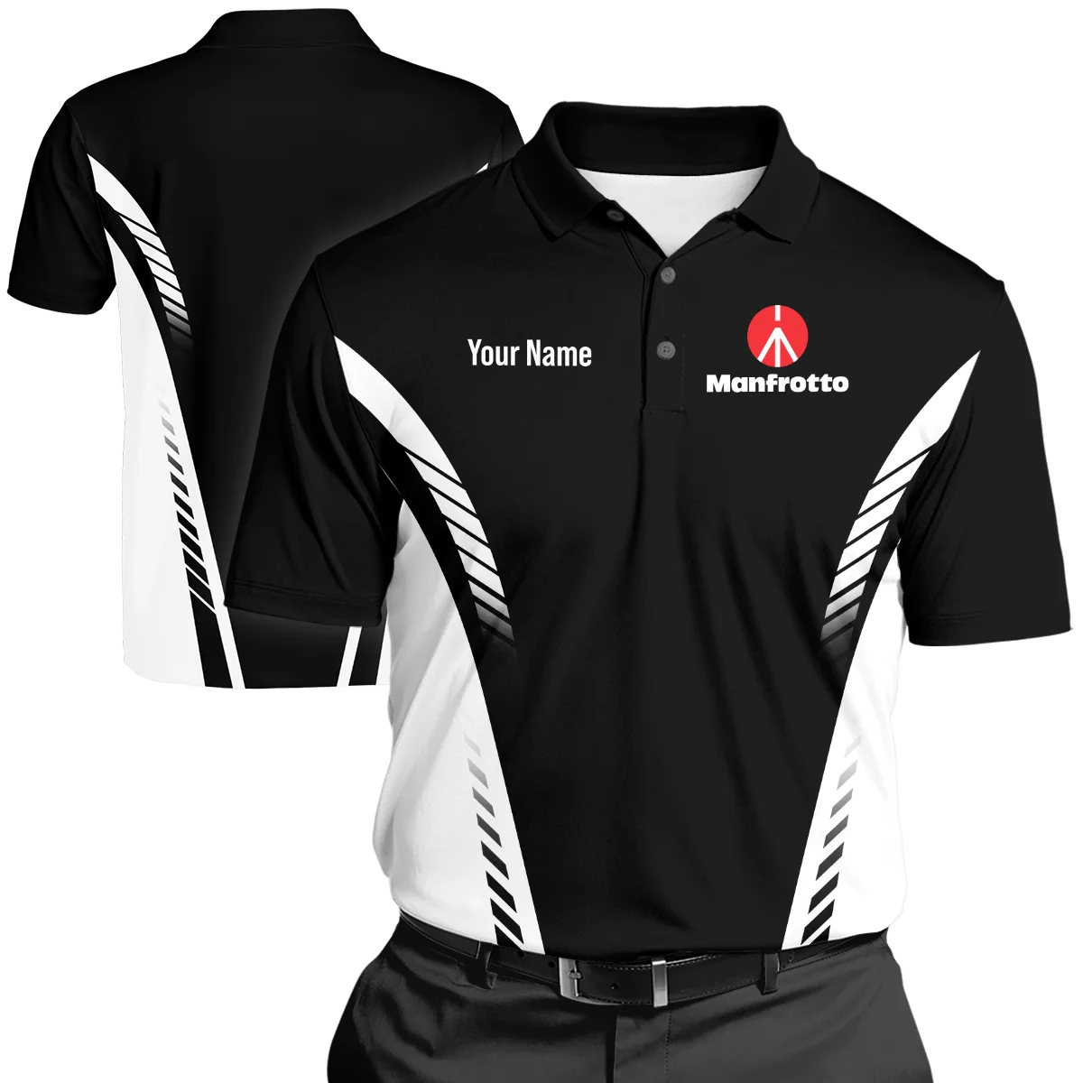 Manfrotto Photography Videography Polo Shirt All Over Prints BLPT161224A1MFT