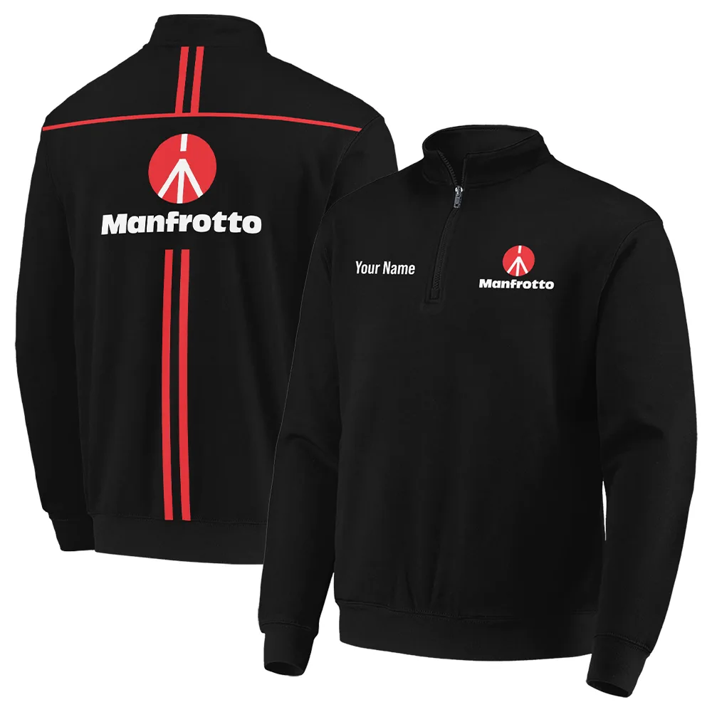 Manfrotto Photography Videography Quarter-Zip Jacket All Over Prints BLGK51224A2MFT