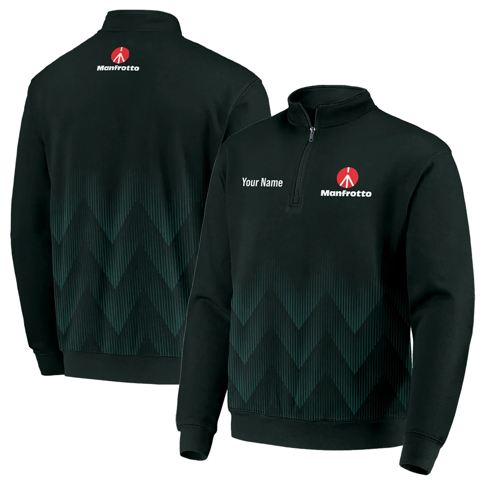 Manfrotto Photography Videography Quarter-Zip Jacket All Over Prints BLGK61224A2MFT