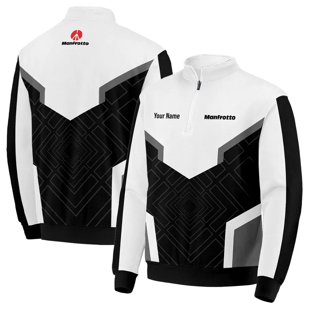 Manfrotto Photography Videography Quarter-Zip Jacket All Over Prints BLPT131224A2MFT