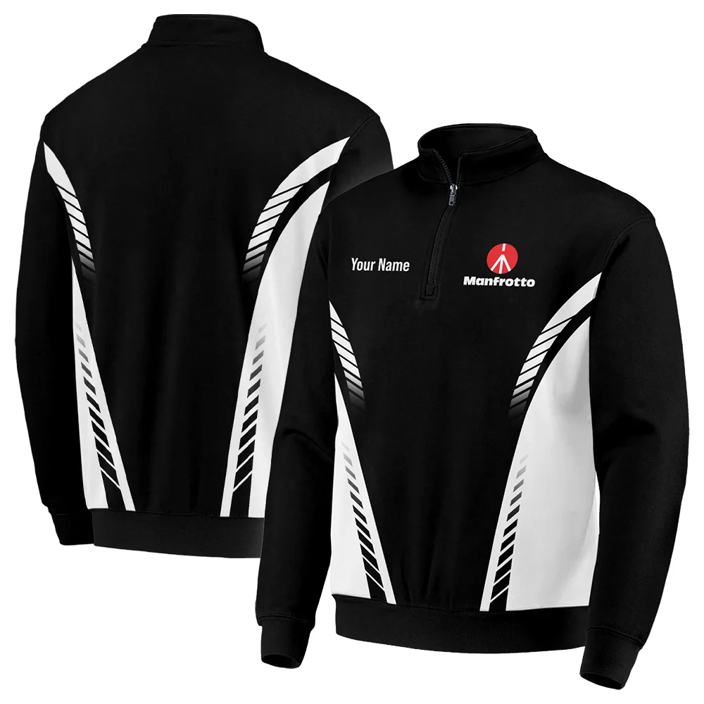 Manfrotto Photography Videography Quarter-Zip Jacket All Over Prints BLPT161224A2MFT