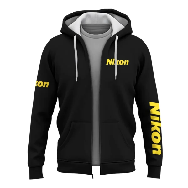 Nikon Photography Videography Exclusive Logo Zipper Hoodie BLPT231124A1NK1