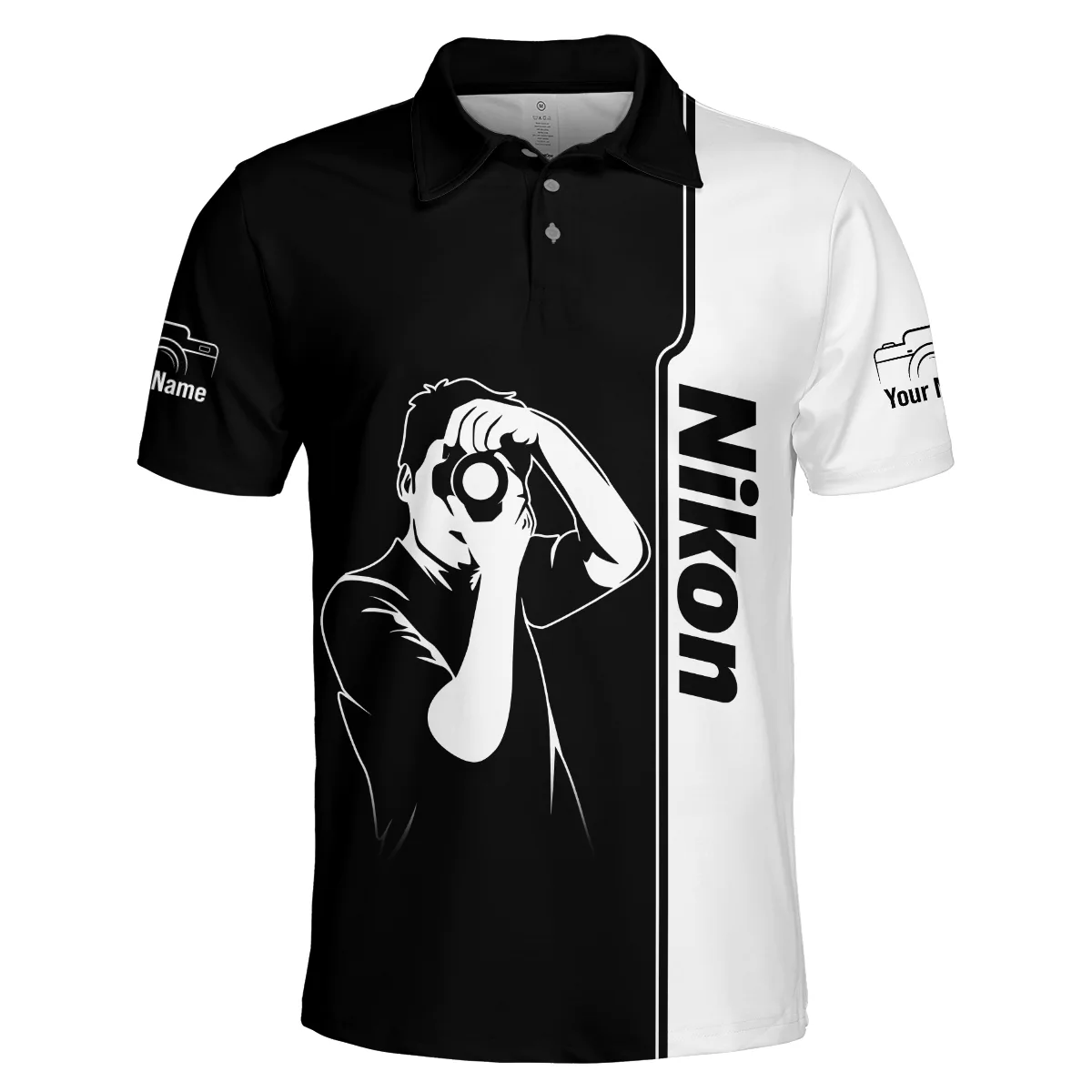 Nikon Photography Videography Polo Shirt All Over Prints BLPT141224A1NK