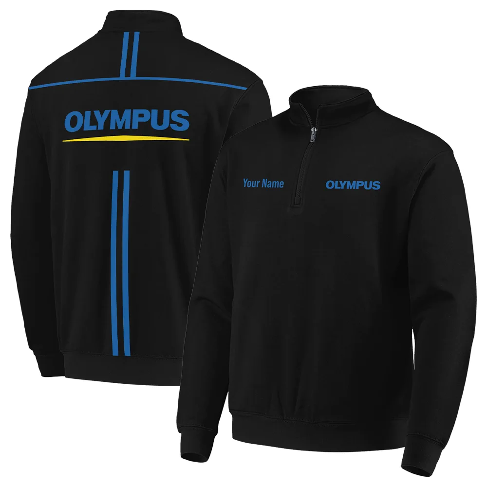 Olympus Photography Videography Quarter-Zip Jacket All Over Prints BLGK51224A2OLP