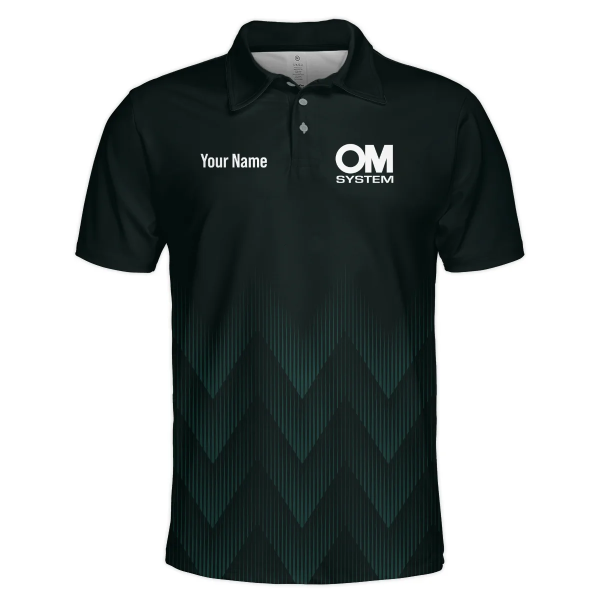 OM SYSTEM Photography Videography Polo Shirt All Over Prints BLGK61224A1OM