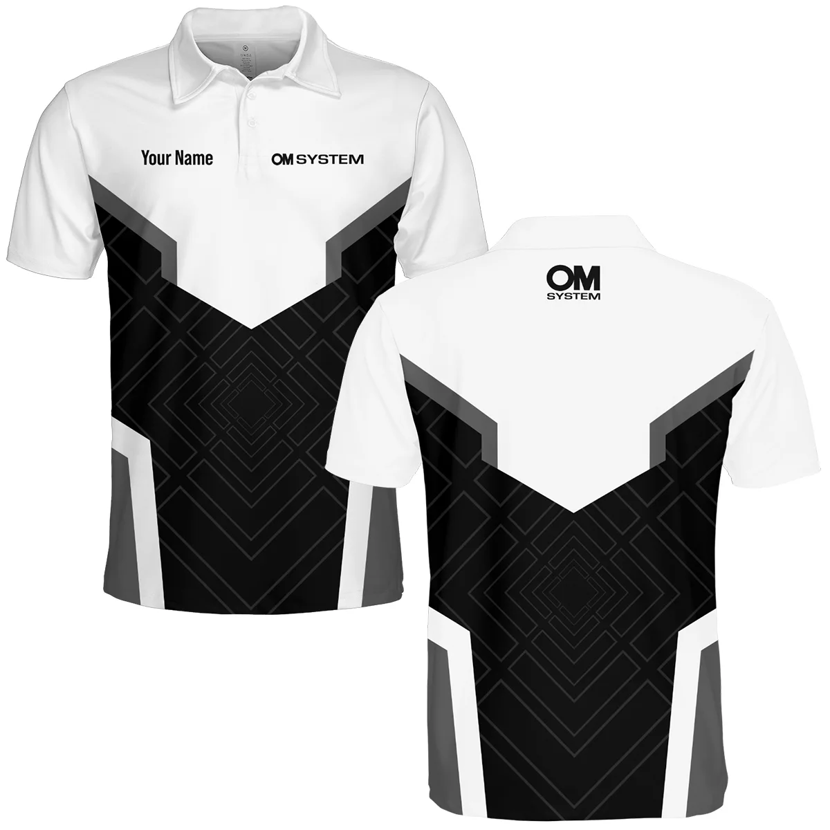 OM SYSTEM Photography Videography Polo Shirt All Over Prints BLPT131224A1OM