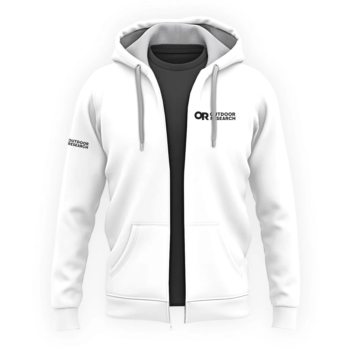 Outdoor Research Outdoor Clothing Brand Exclusive Logo Zipper Hoodie BLBR291124A4OR