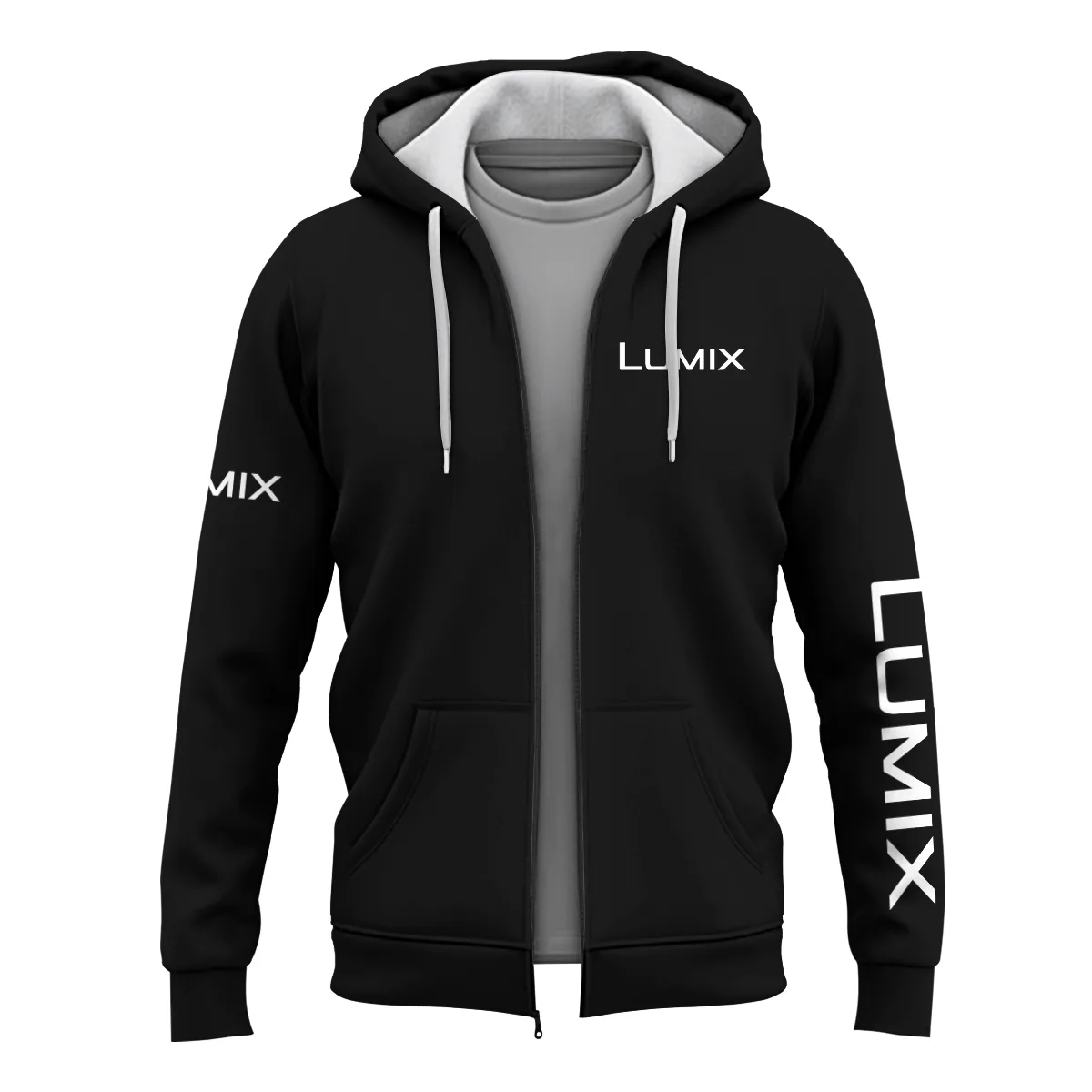 Panasonic (Lumix) Photography Videography Exclusive Logo Zipper Hoodie BLPT231124A1PA