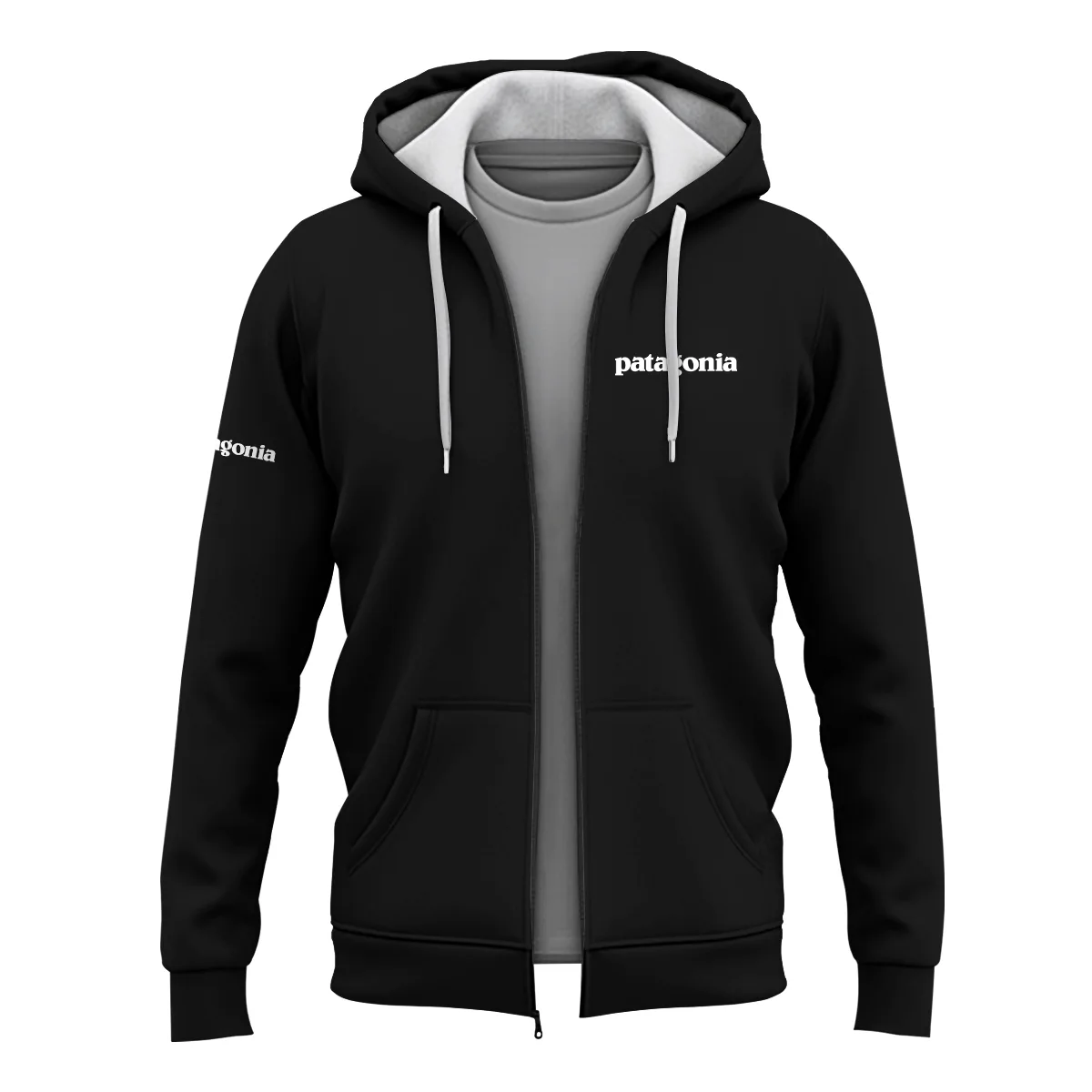 Patagonia Outdoor Clothing Brand Exclusive Logo Zipper Hoodie BLBR291124A3PTG