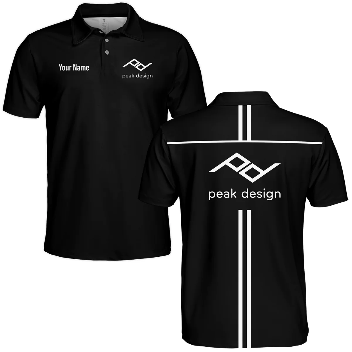 Peak Design Photography Videography Polo Shirt All Over Prints BLGK51224A1PD