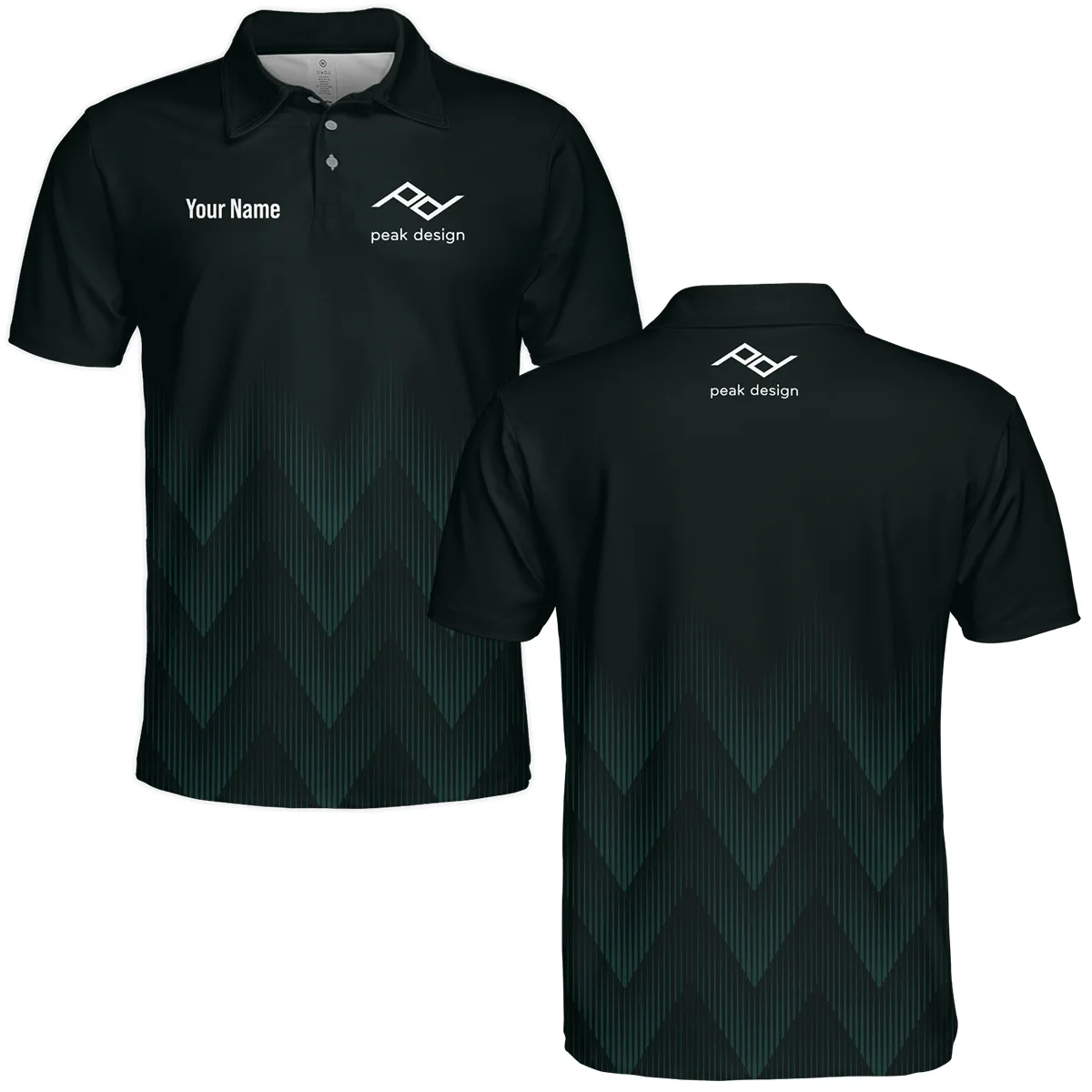 Peak Design Photography Videography Polo Shirt All Over Prints BLGK61224A1PD
