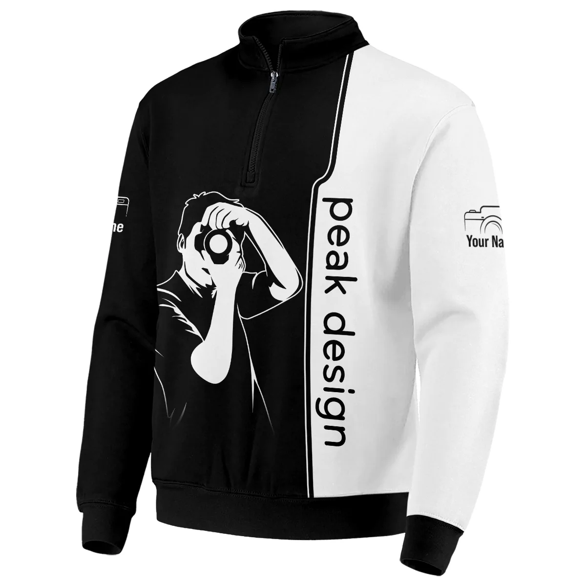 Peak Design Photography Videography Quarter-Zip Jacket All Over Prints BLPT141224A2PD