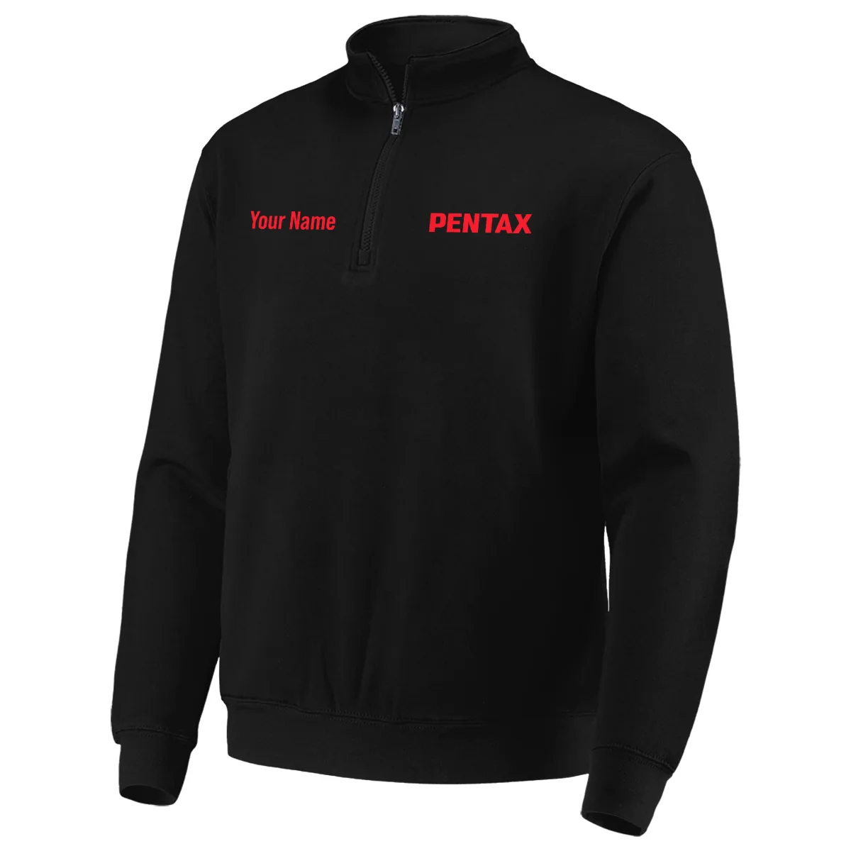 Pentax Photography Videography Quarter-Zip Jacket All Over Prints BLGK51224A2PT