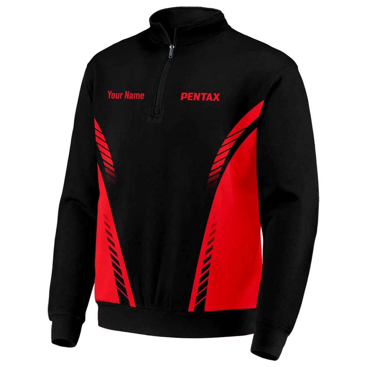 Pentax Photography Videography Quarter-Zip Jacket All Over Prints BLPT161224A2PT