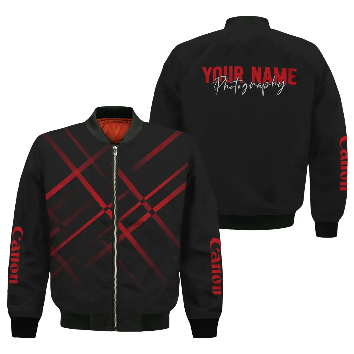 Personalized Gift Custom Name Canon Camera Photography Apparel All Over Prints BLPT101124A1CN1 - Bomber