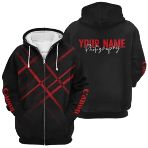 Personalized Gift Custom Name Canon Camera Photography Apparel All Over Prints BLPT101124A1CN1 - Zipper Hoodie