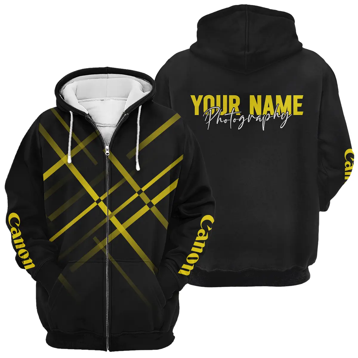 Personalized Gift Custom Name Canon Camera Photography Apparel All Over Prints BLPT101124A1CN2 - Zipper Hoodie