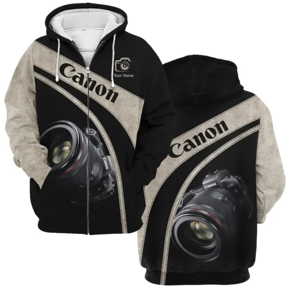 Personalized Gift Custom Name Canon Camera Photography Apparel All Over Prints BLPT91124A1CN - Zipper Hoodie