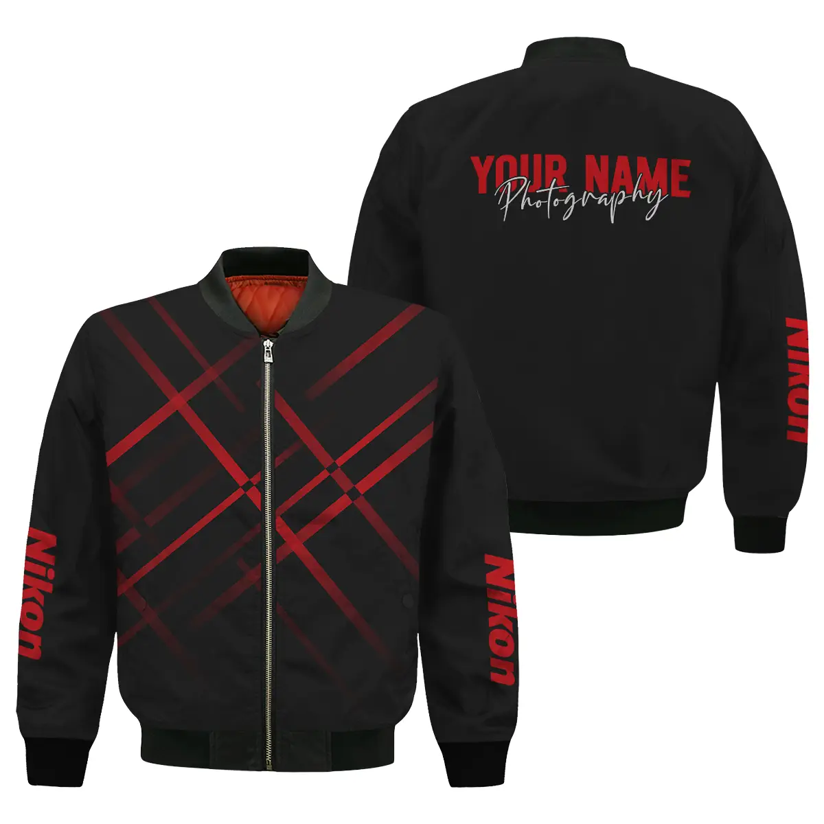 Personalized Gift Custom Name Nikon Camera Photography Apparel All Over Prints BLPT101124A1NK3 - Bomber