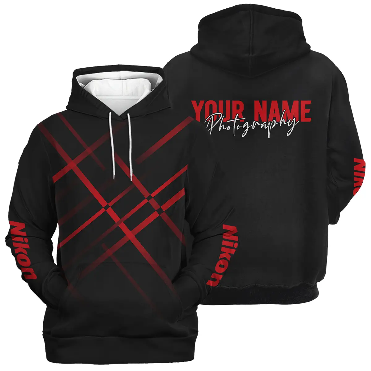 Personalized Gift Custom Name Nikon Camera Photography Apparel All Over Prints BLPT101124A1NK1 - Hoodie