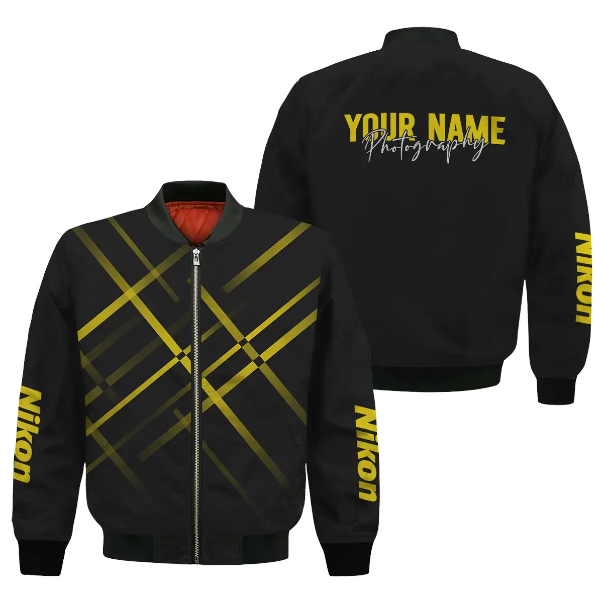 Personalized Gift Custom Name Nikon Camera Photography Apparel All Over Prints BLPT101124A1NK2 - Bomber