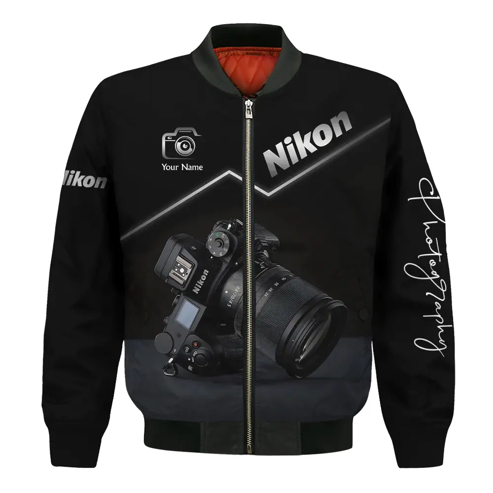 Personalized Gift Custom Name Nikon Camera Photography Apparel All Over Prints BLPT81124A1NK - Bomber