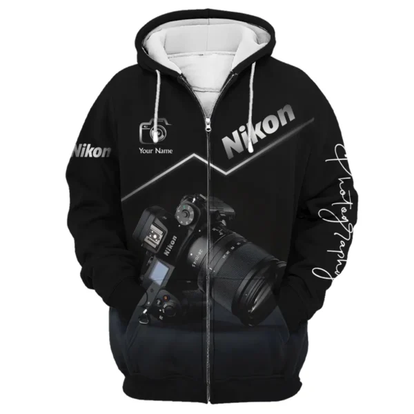 Personalized Gift Custom Name Nikon Camera Photography Apparel All Over Prints BLPT81124A1NK - Zipper Hoodie