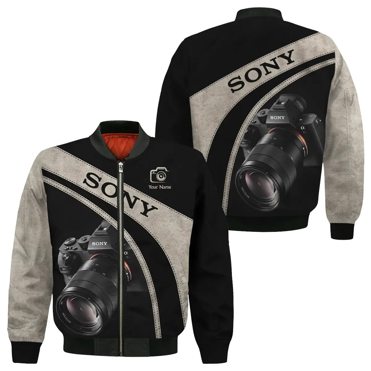 Personalized Gift Custom Name Sony Camera Photography Apparel All Over Prints BLPT91124A1SN - Bomber