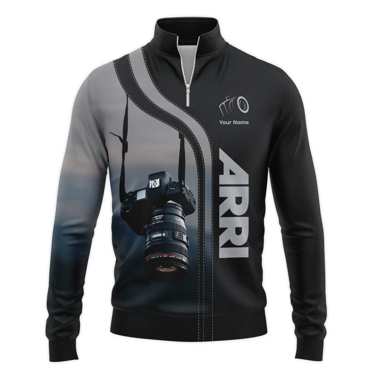 Personalized Gifts Custom Your Name Arri Photography Videography Apparel All Over Prints BL251024A1AR - Quarter-Zip Jacket