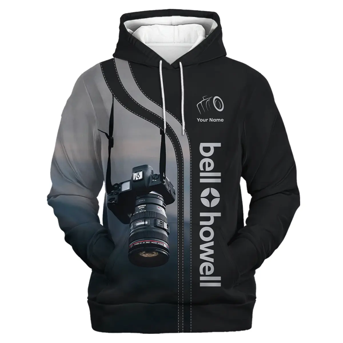 Personalized Gifts Custom Your Name Bell & Howell Photography Videography Apparel All Over Prints BL251024A1BH - Hoodie