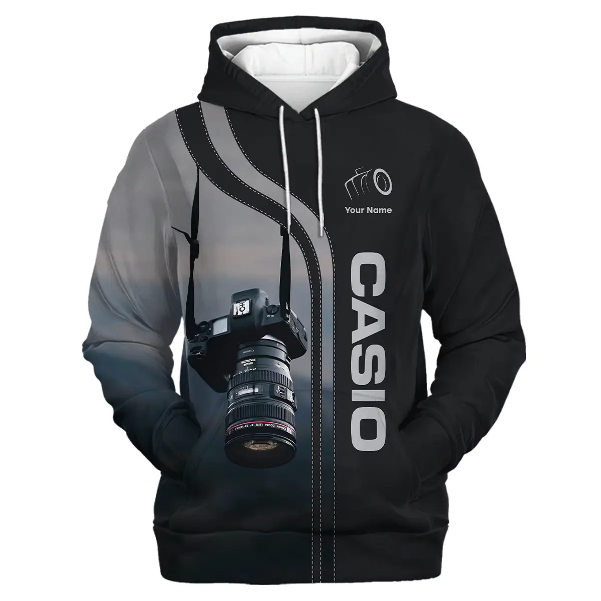 Personalized Gifts Custom Your Name Casio Photography Videography Apparel All Over Prints BL251024A1CS - Hoodie
