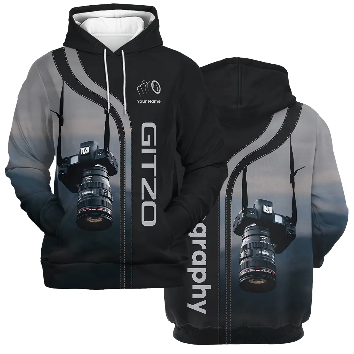 Personalized Gifts Custom Your Name Gitzo Photography Videography Apparel All Over Prints BL251024A1GZ - Hoodie