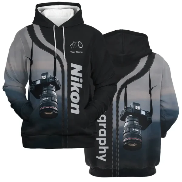 Personalized Gifts Custom Your Name Nikon Photography Videography Apparel All Over Prints BL251024A1NK - Hoodie
