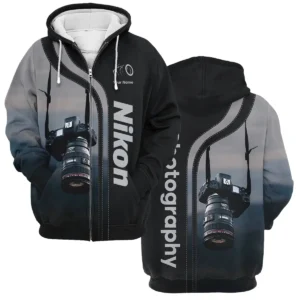 Personalized Gifts Custom Your Name Nikon Photography Videography Apparel All Over Prints BL251024A1NK - Zipper Hoodie